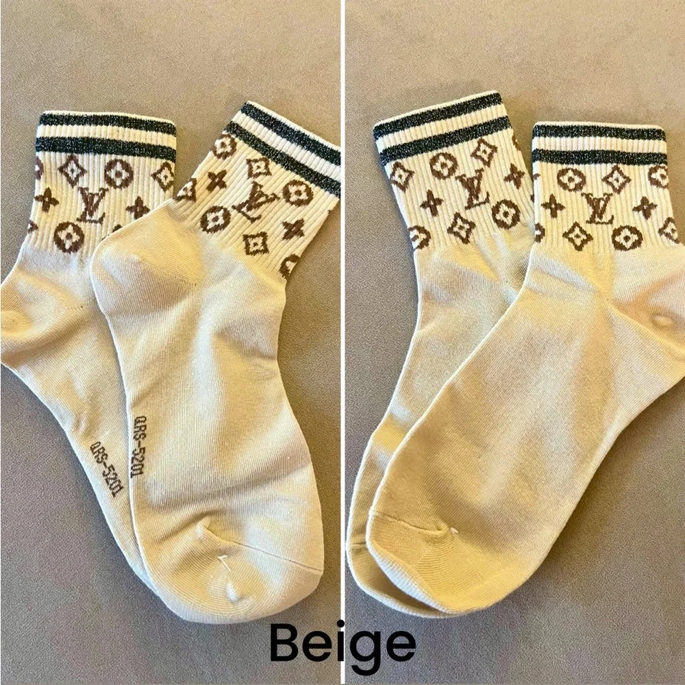 Monogram Patterned Socks - Picture 6 of 6